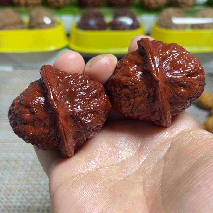 桃核把件41边45肚南瓜