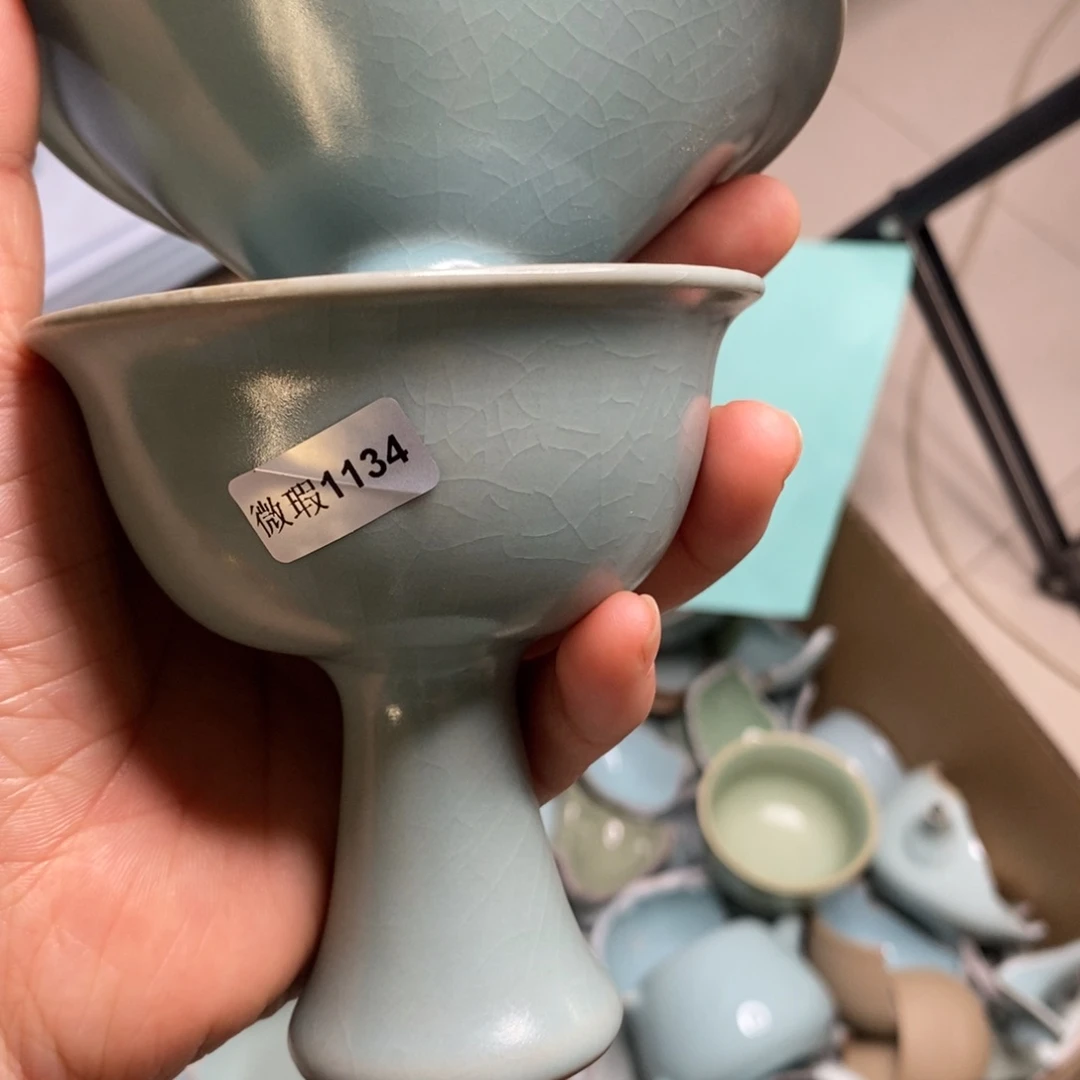 瓷片✨***✨汝州原矿原釉微瑕1134