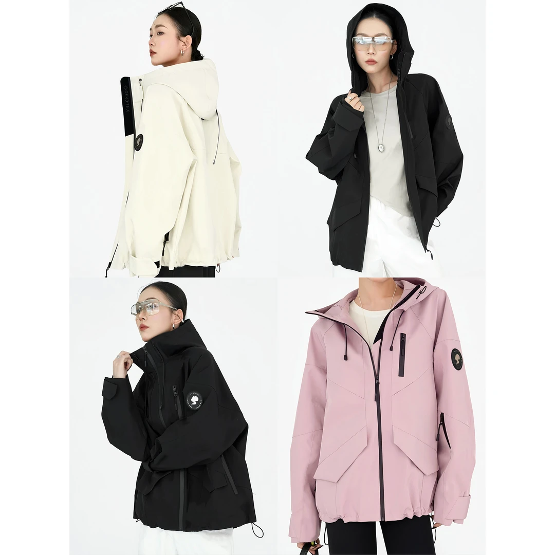 尼采官方直营｜玫瑰山壳｜自然赋色 压胶防风登山服冲锋衣外套30081