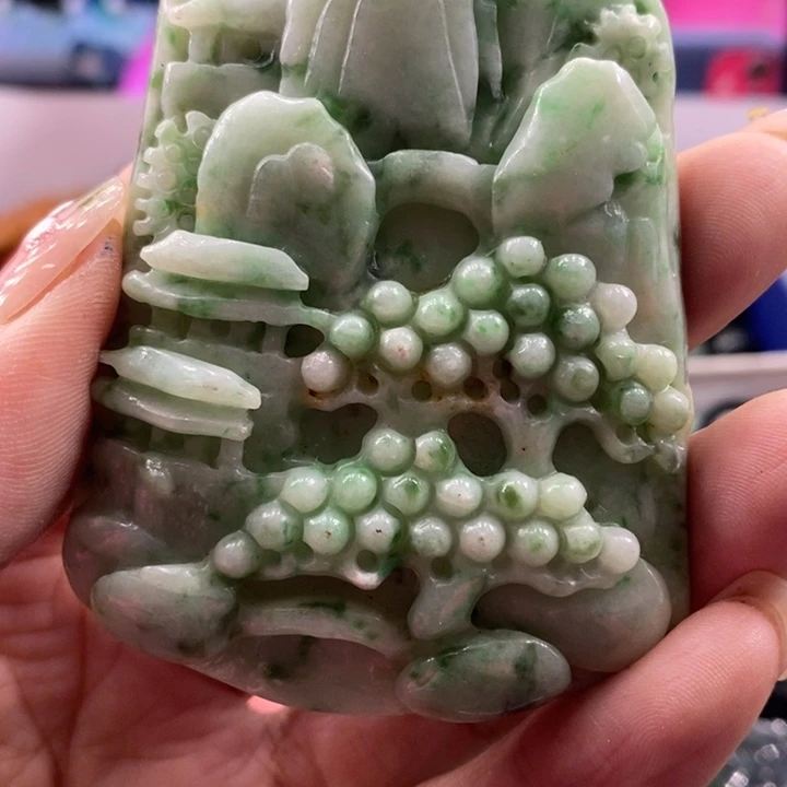 翡翠未镶嵌吊坠(不含链)医**术953