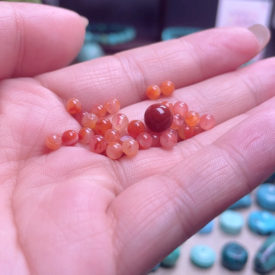 玛瑙/玉髓散珠南红散珠佩珠多样多