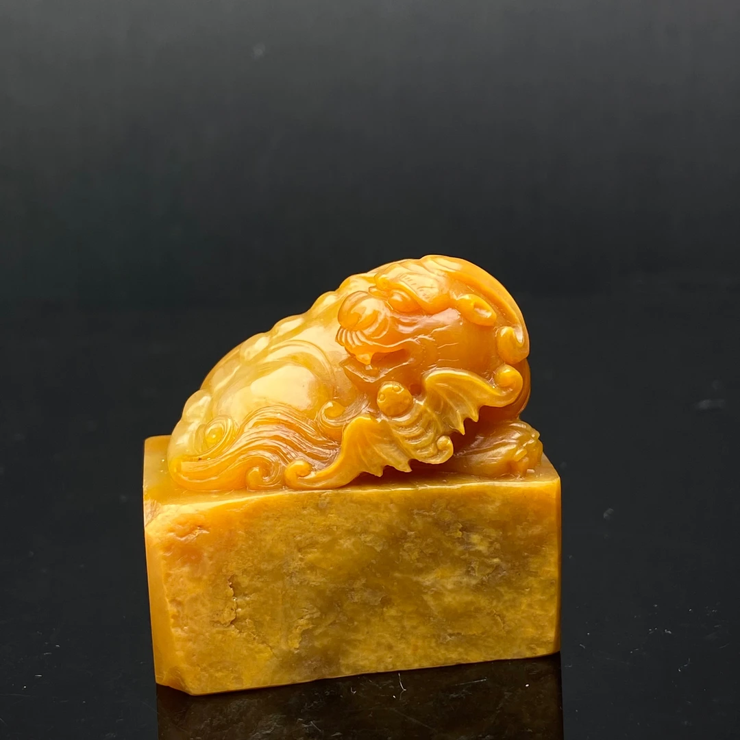 TW10033HC  田黄 福在眼前/朵云轩