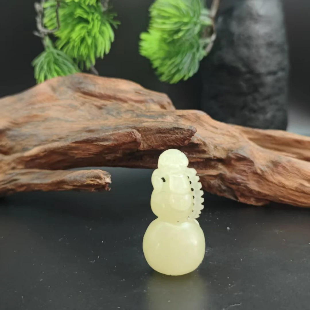 Q和田玉福禄吊坠0504