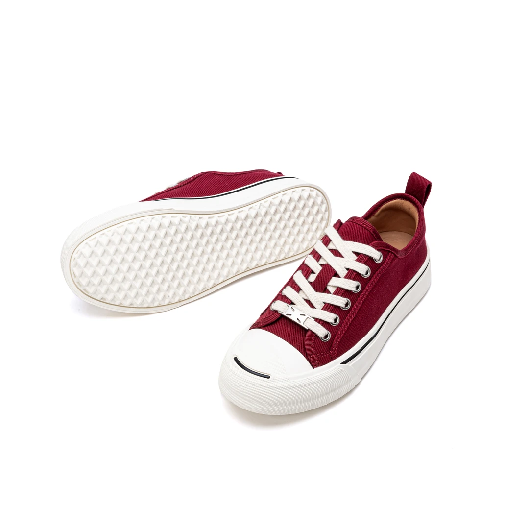 【TIAN TAIN 】夏季新款开口笑款帆布女鞋 时尚透气轻便百搭休闲鞋