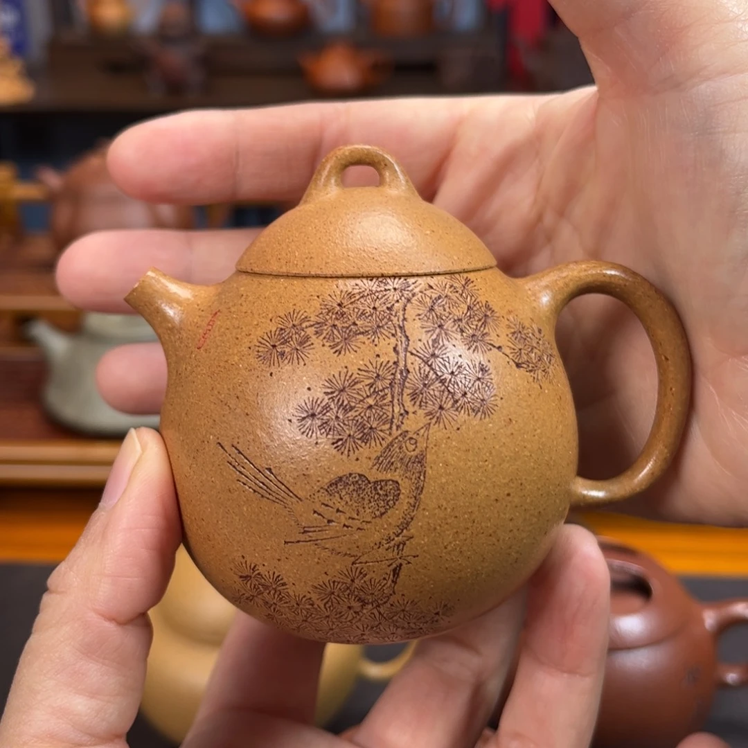 紫砂茶壶宜兴紫砂壶半手工制作