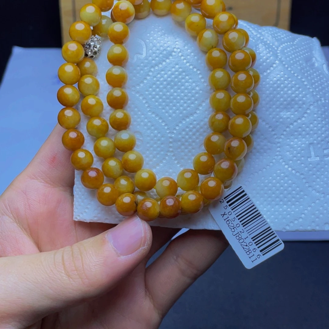 未镶嵌定制翡翠珠链