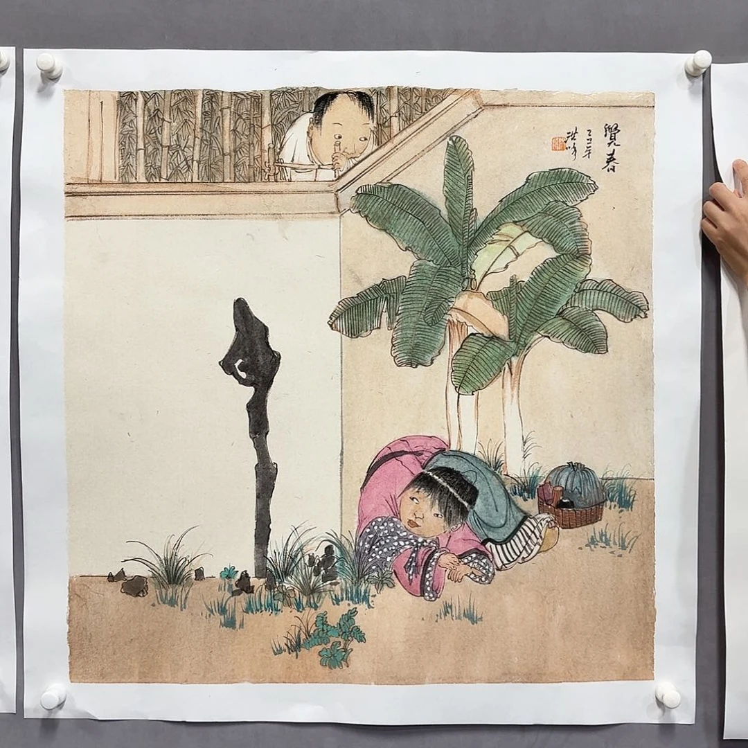 国画亲笔手绘放心去藏