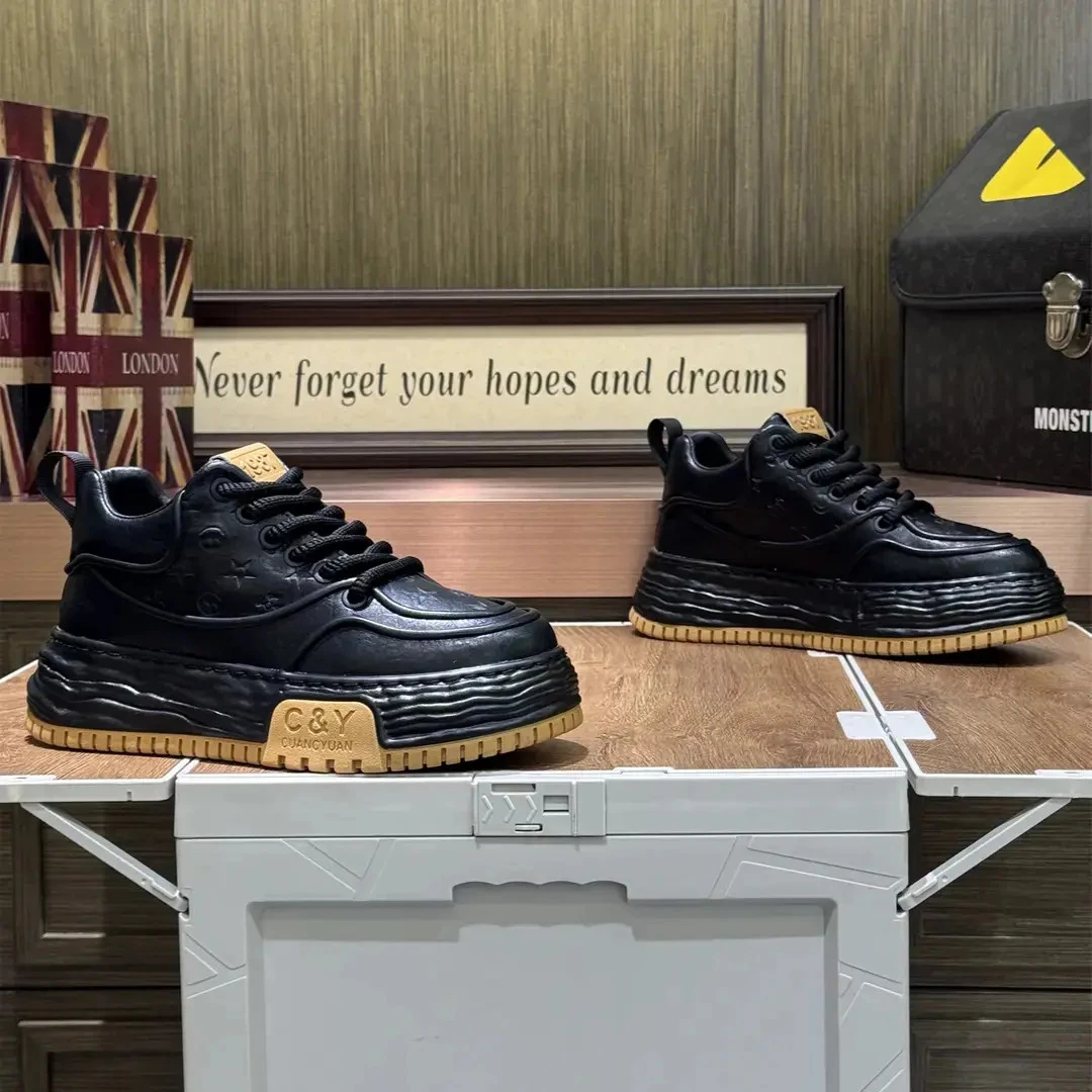 2025冬季新款单棉同款时尚百搭潮流轻奢耐磨休闲男鞋