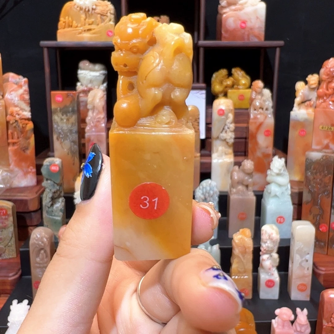 昌化石印石手工制作