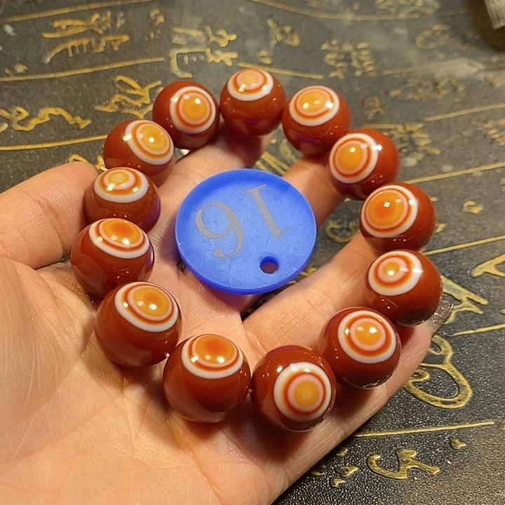 玛瑙/玉髓手链未镶嵌铁*生