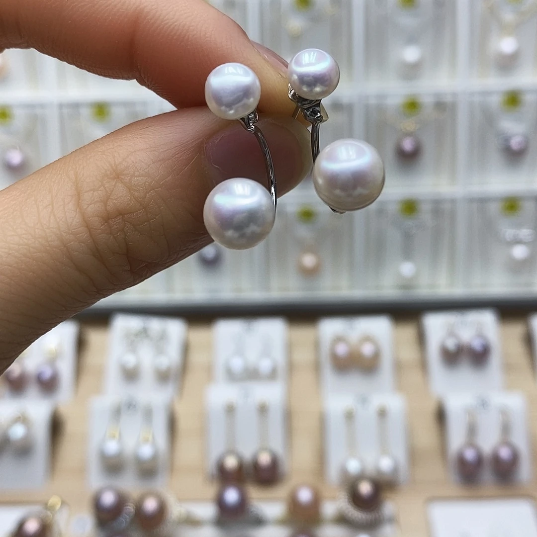 淡水珍珠颈饰合金