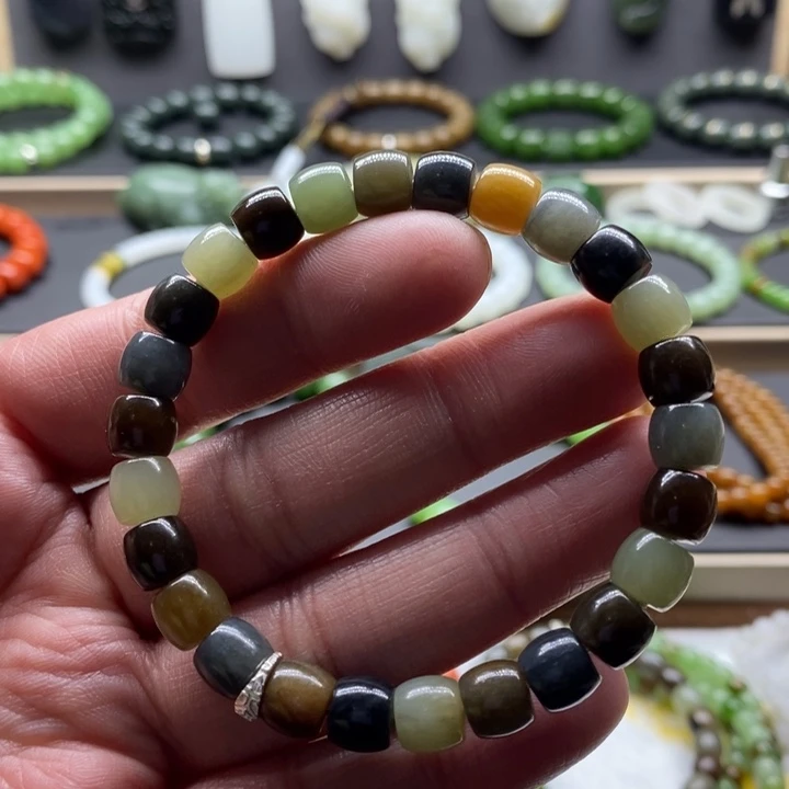 和田玉手链未镶嵌