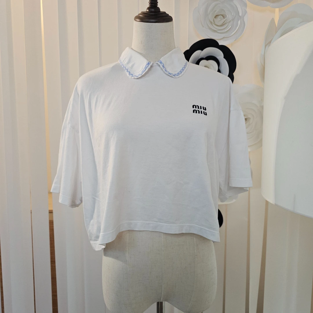 99新 MIU MIU/缪缪 海囤Q/缪缪上衣/s码/mm151594