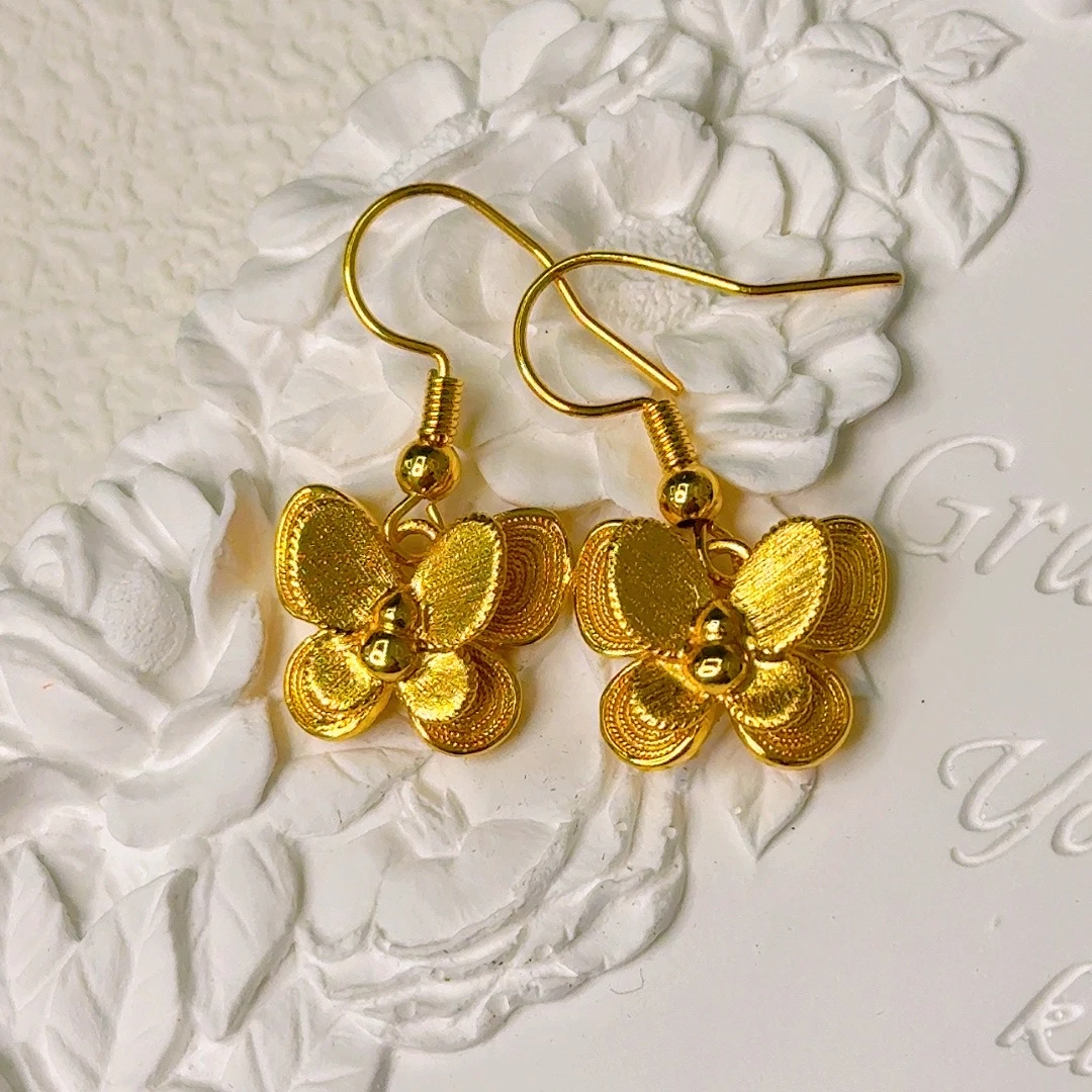 高定时尚蝴蝶耳钩 -273