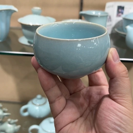 瓷片陶瓷茶具汝瓷茶具