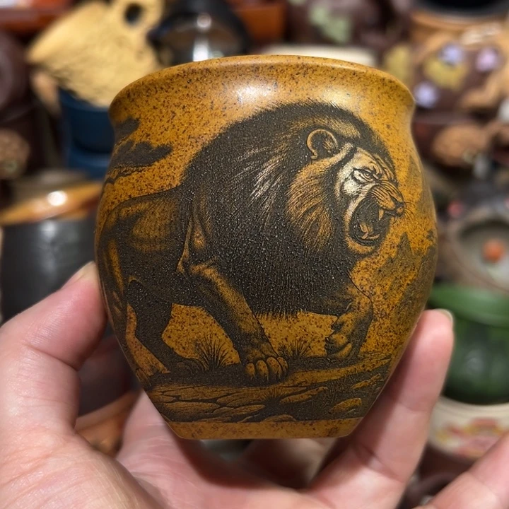 茶杯紫砂宜兴紫砂主人杯