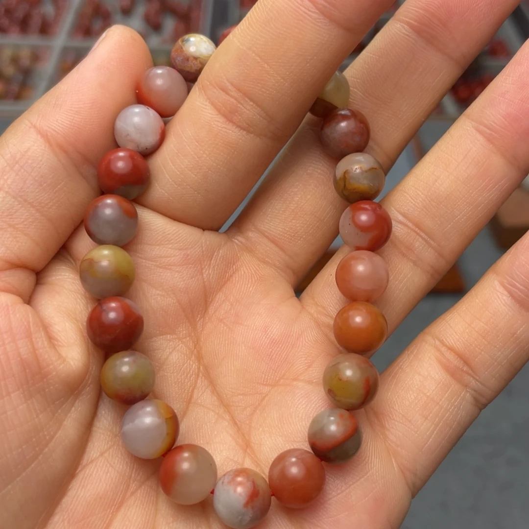 南红玛瑙手串8多样性发1未镶嵌