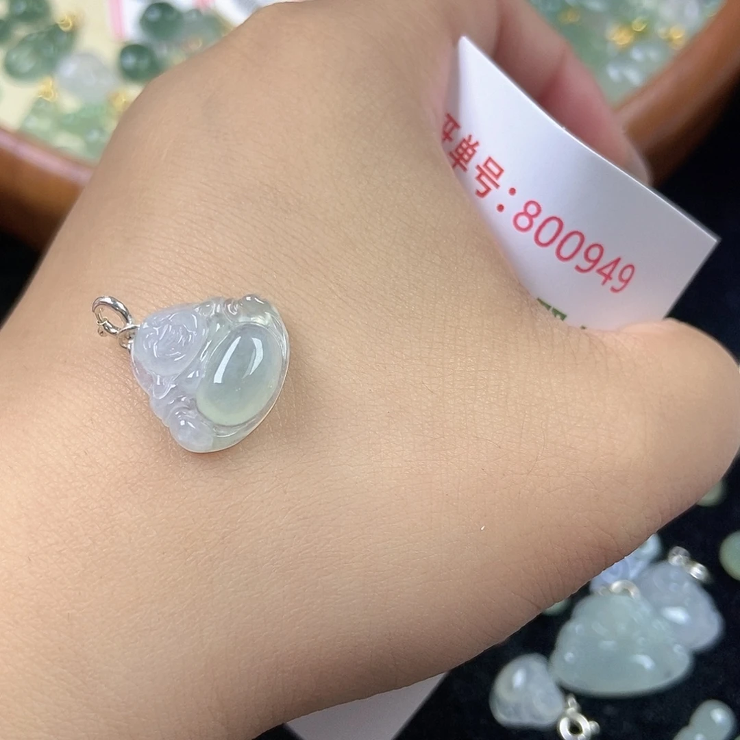 未镶嵌挂件翡翠天然