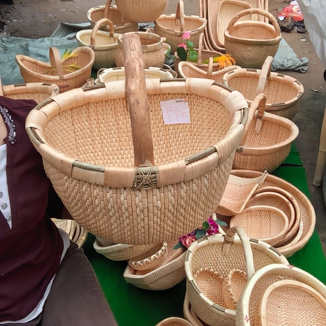 风***顺木精品加密加固46厘米箢子（999号）