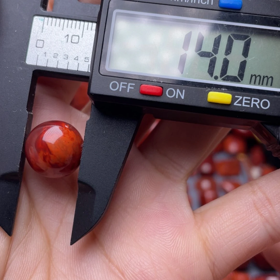 【闪购商品】南红玛瑙14圆珠未镶嵌夜**凉