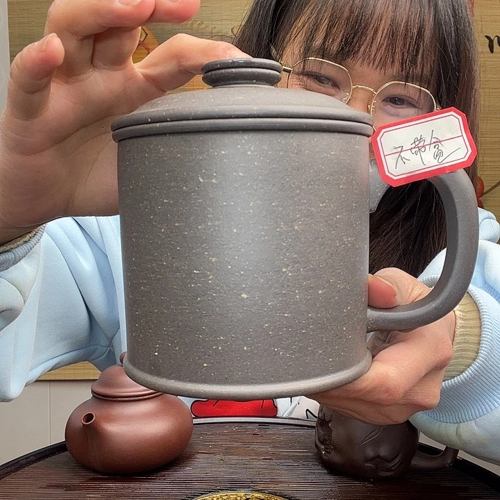 紫砂茶杯原矿紫砂杯