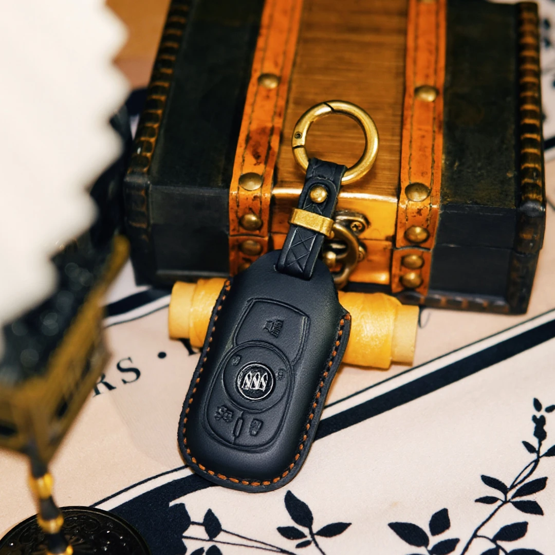 适用别克汽车君越钥匙套真皮君越君威威朗Pro昂科旗