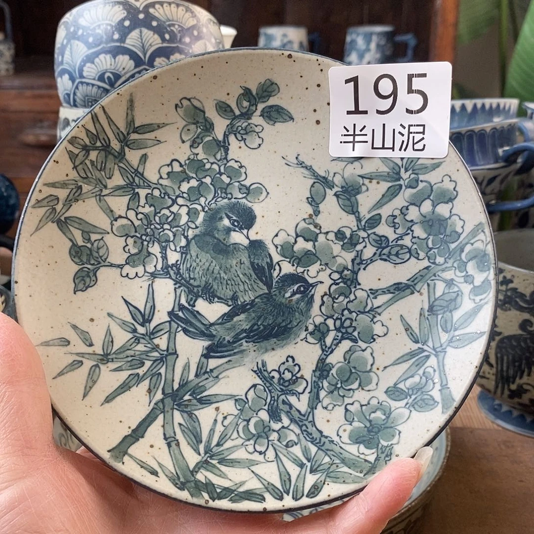 手工手绘青花高温陶瓷