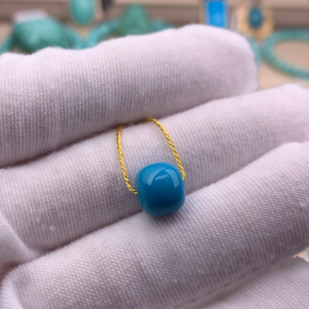 绿松石未镶嵌珠宝奇石9*8