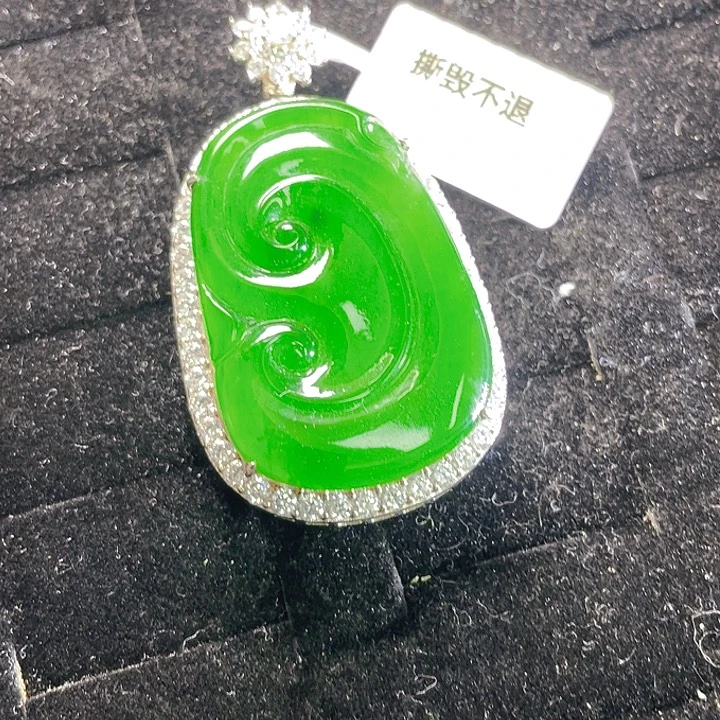 翡翠未镶嵌颈饰47