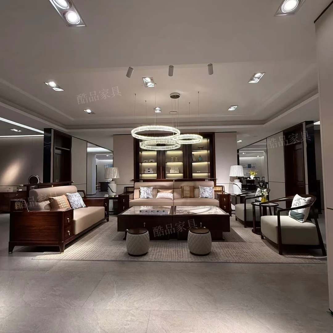 【乌金木】821-5组合沙发2+4（4.1M左右空间）