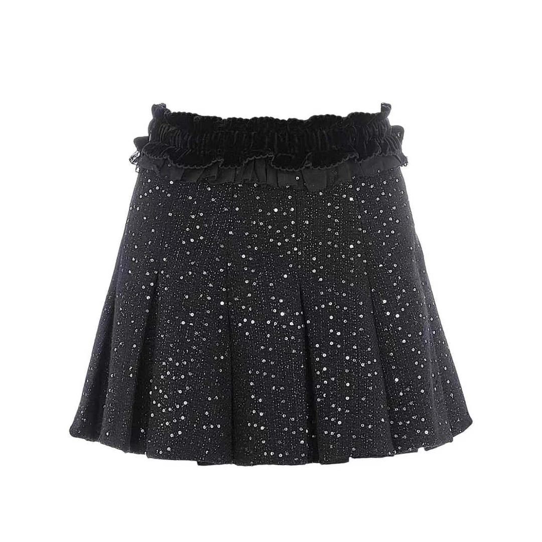 MeByMarieElie【雾都晚宴】时尚气质烫钻半裙EAF44P75110