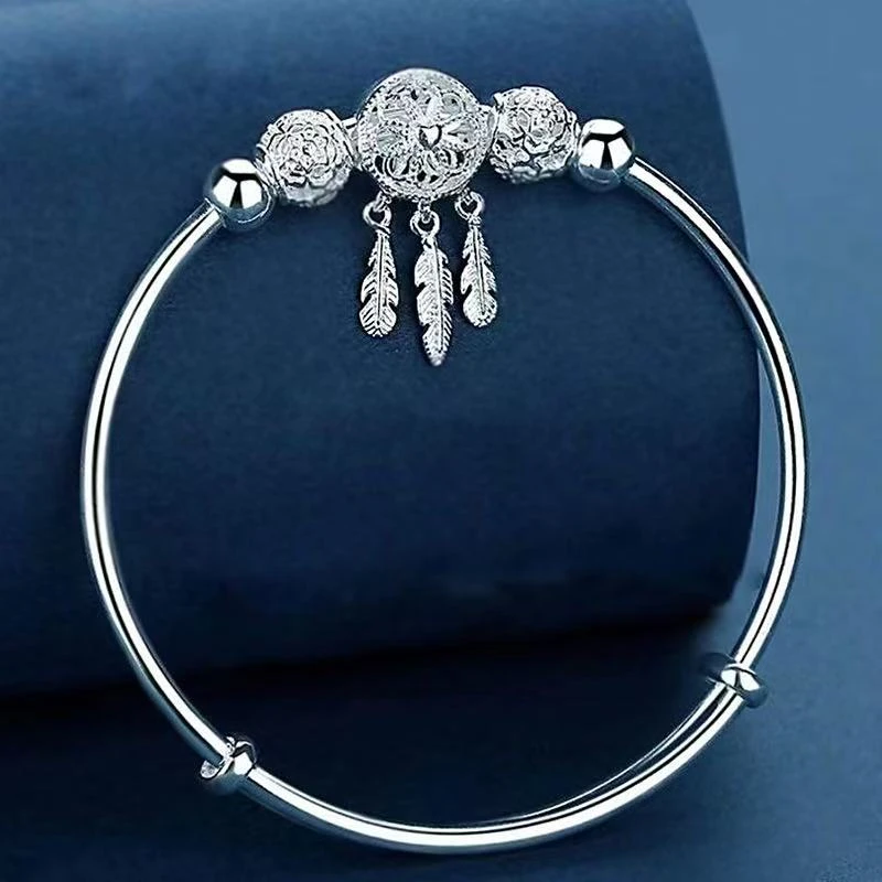 足银手镯 精品捕梦银环手镯（无礼盒）CL026