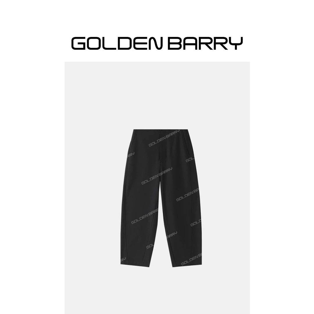 GOLDENBARRY|521033极简时尚百搭显瘦哈伦裤简约西裤【微瑕1】