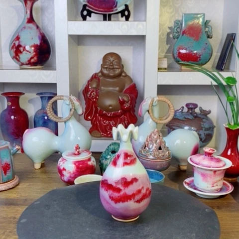 瓷片禹州神后钧瓷原产地~