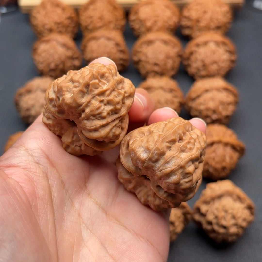 猫***乐吊坠文玩核桃蛙边37