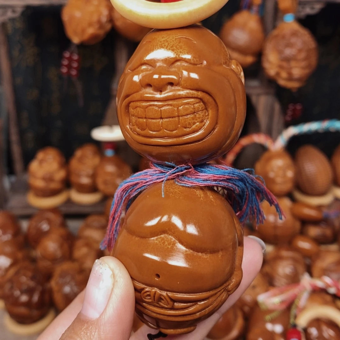 橄榄核手串/手链大呲花一腚发财00678