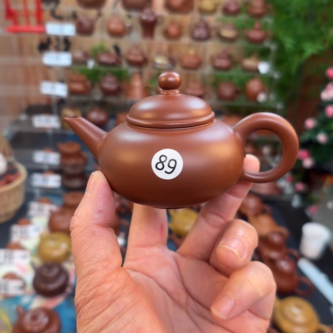 朱泥茶壶未*朱泥茶壶微瑕90C