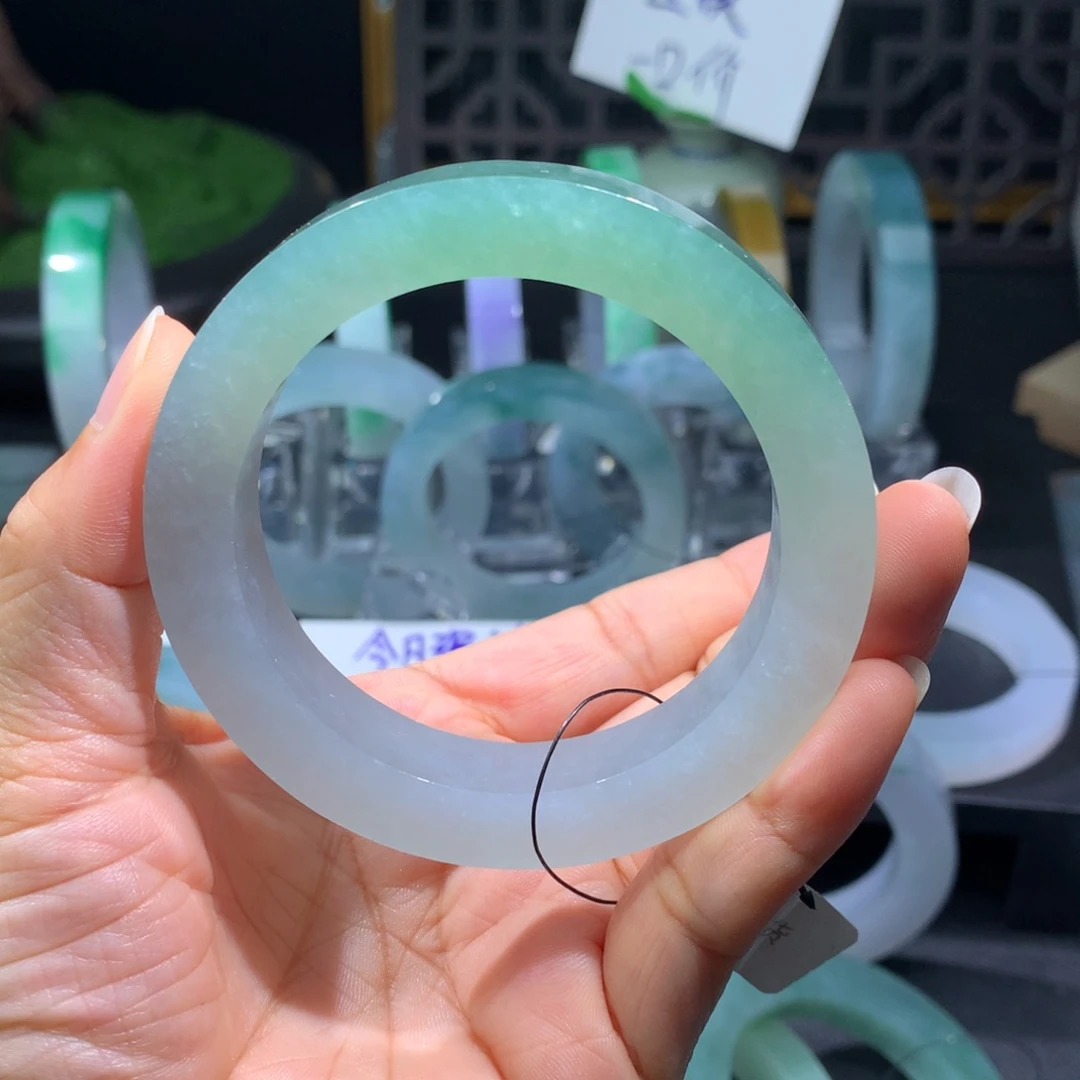 定制翡翠冰晴55/58未镶嵌