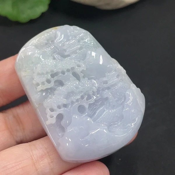 S8-天然A货翡翠-山水牌