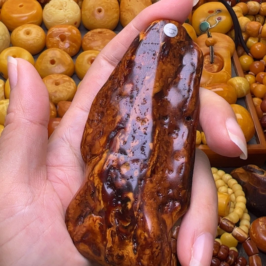 琥珀未镶嵌珠宝奇石