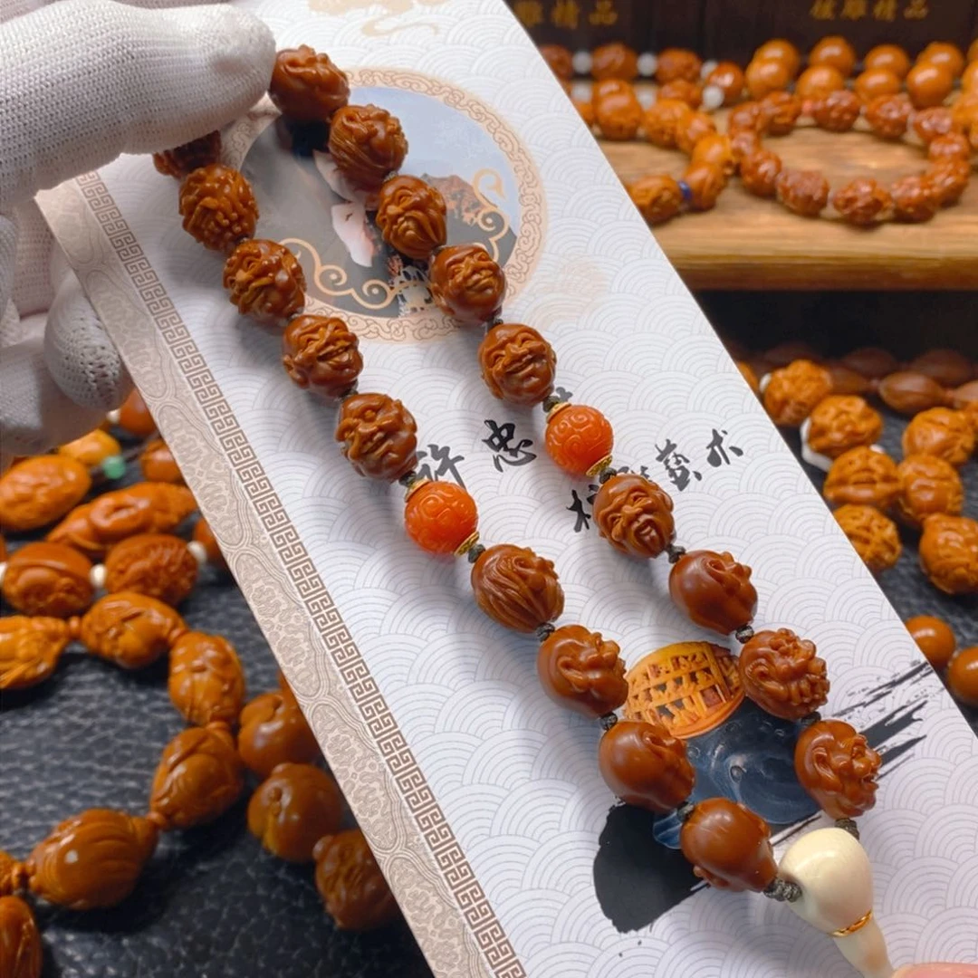 手串/手链橄榄核许忠英1.3欢喜十八罗汉（代表作）