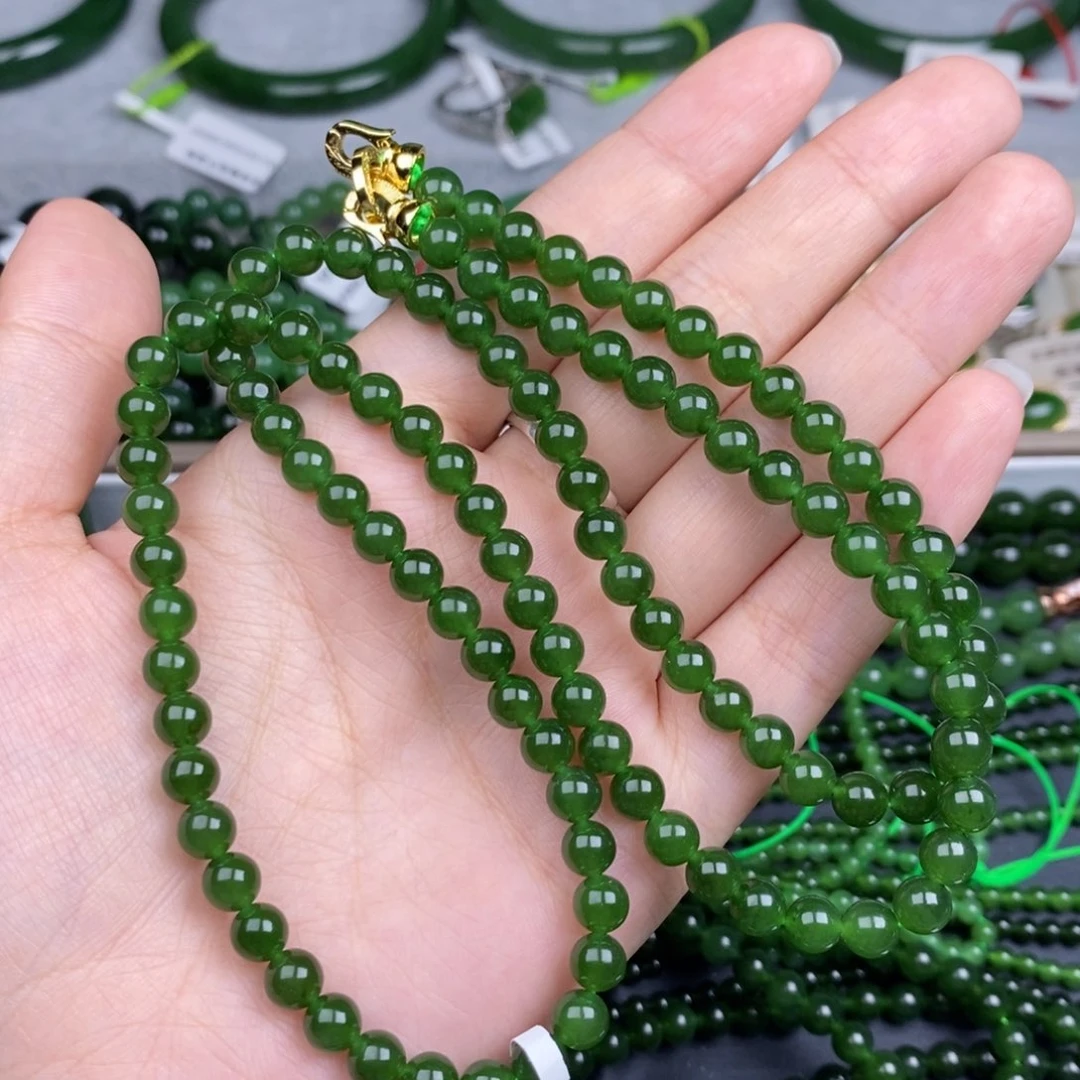 和田玉（碧玉）未镶嵌颈饰D*啊
