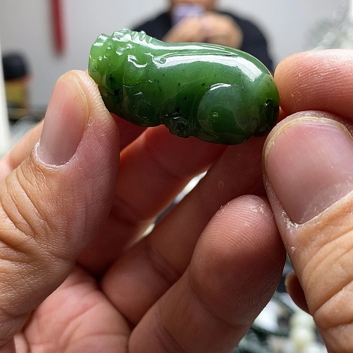 【闪购商品】和田玉手链未镶嵌碧玉貔貅