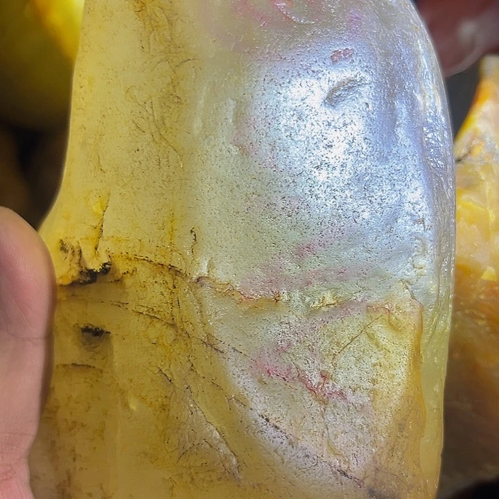 各***收老挝石黄蜡石籽料