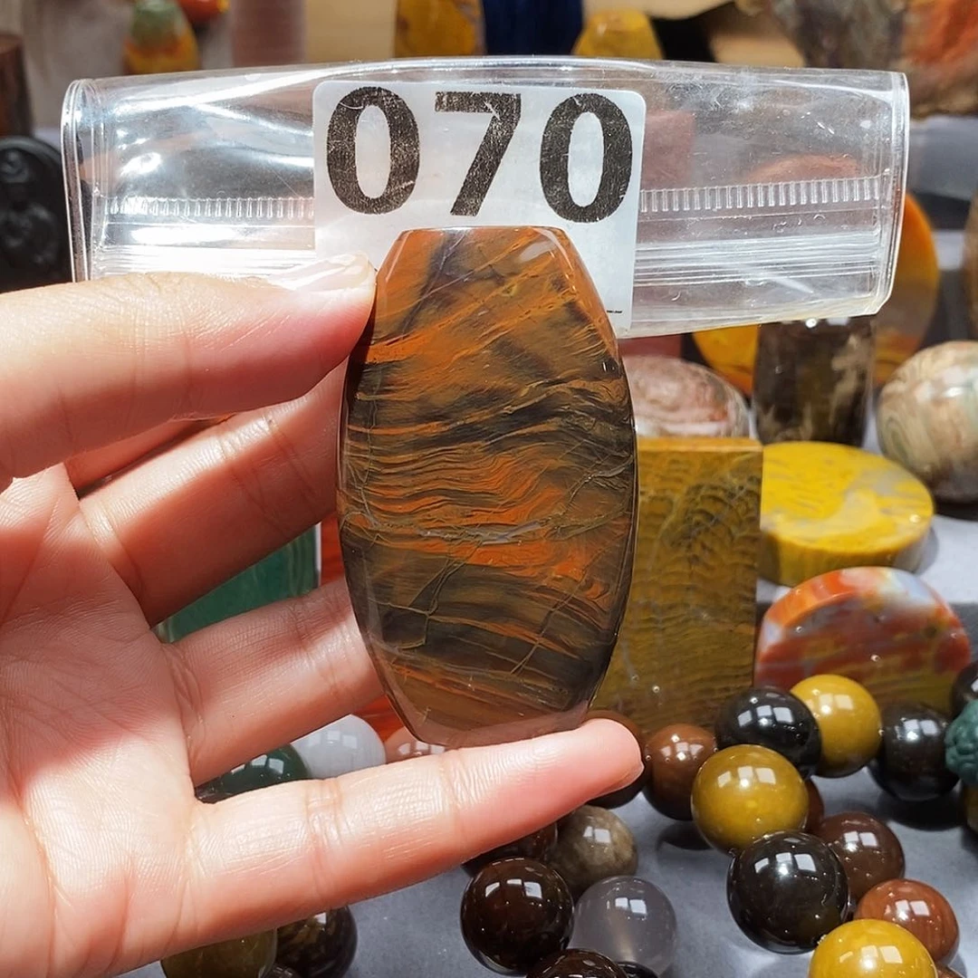 硅化玉天然北票硅化玉吊坠未镶嵌