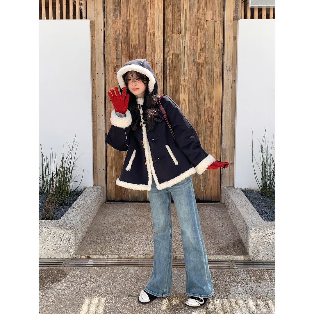 花栗鼠小姐奶盐摩卡 高温火焰复合工艺秋冬保暖外套！