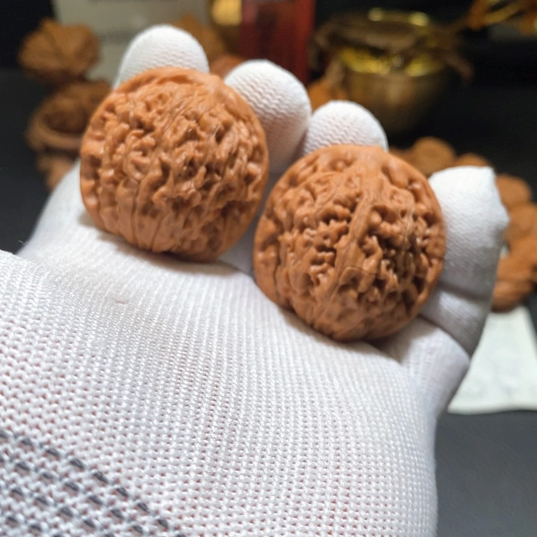 把件文玩核桃0096莲花37（修）