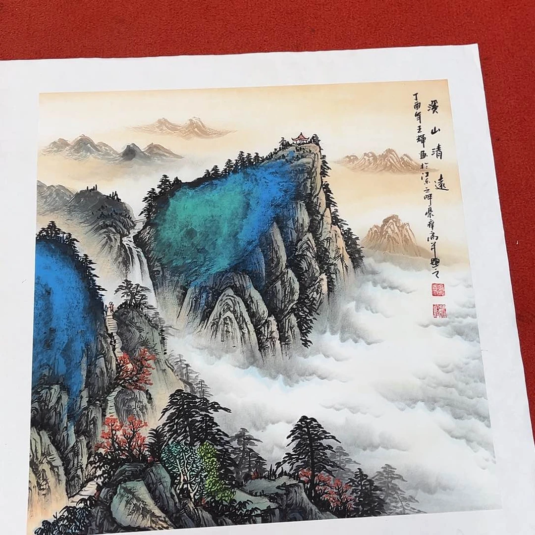 国画满艺字画手绘作品