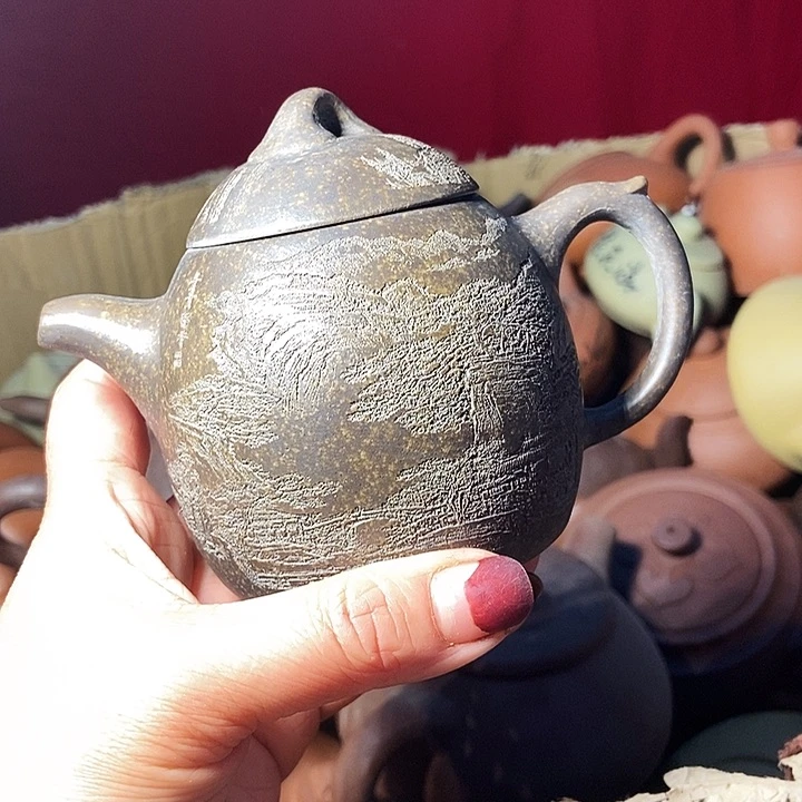 全手工制作宜兴紫砂茶壶