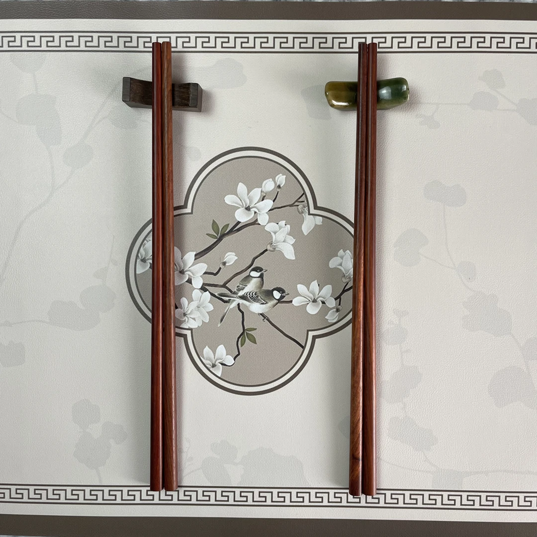 国风手工雪檀筷无漆无漆无蜡创意原作实木天然健康家用十双